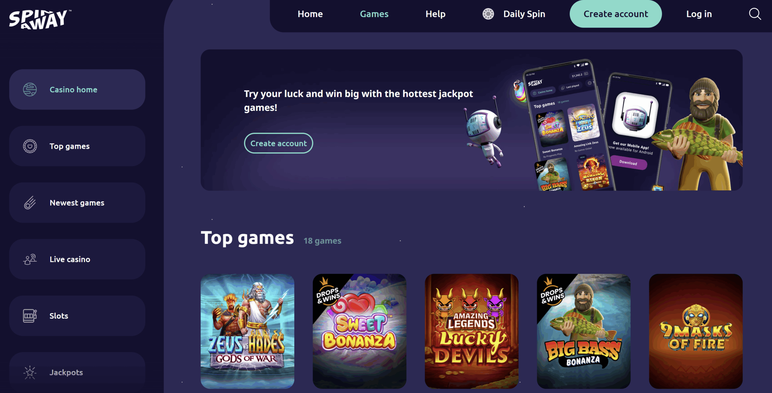 SpinAway 2 SpinAway Casino Canada