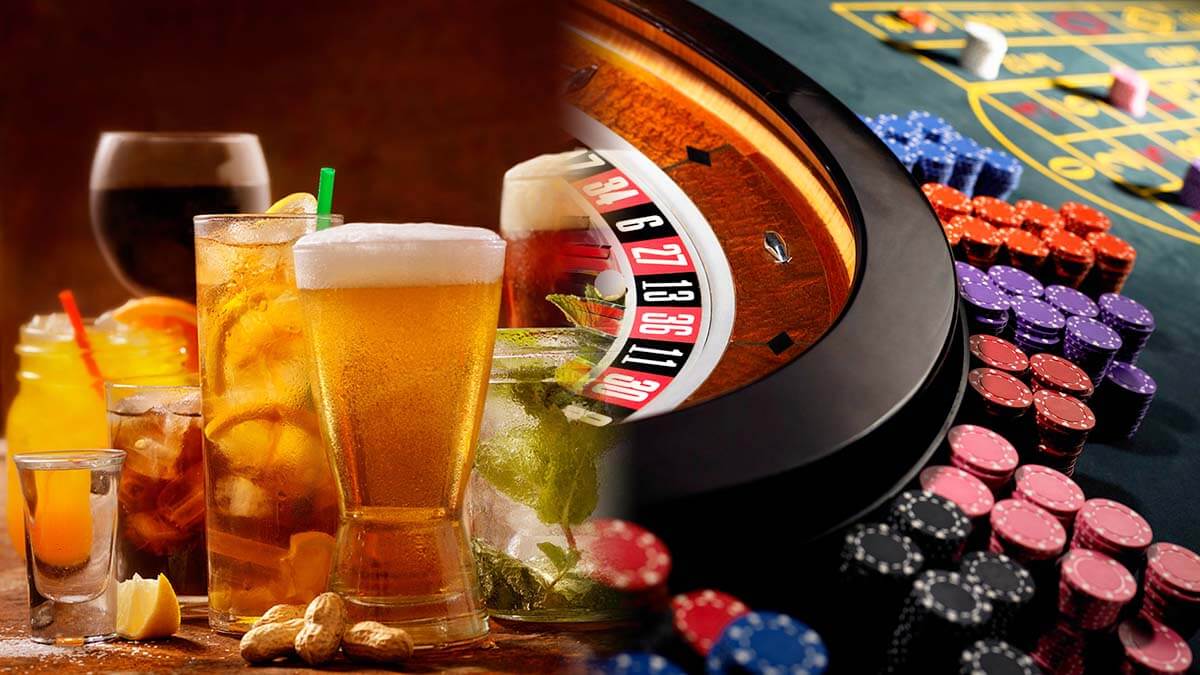Eat & Drink when Gambling Online