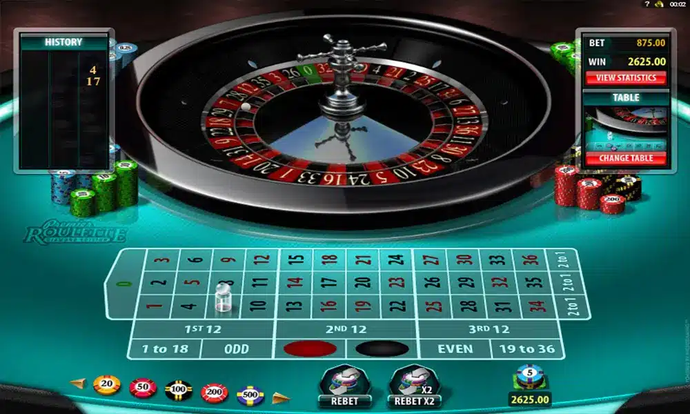 Premier Roulette Diamond Edition Microgaming