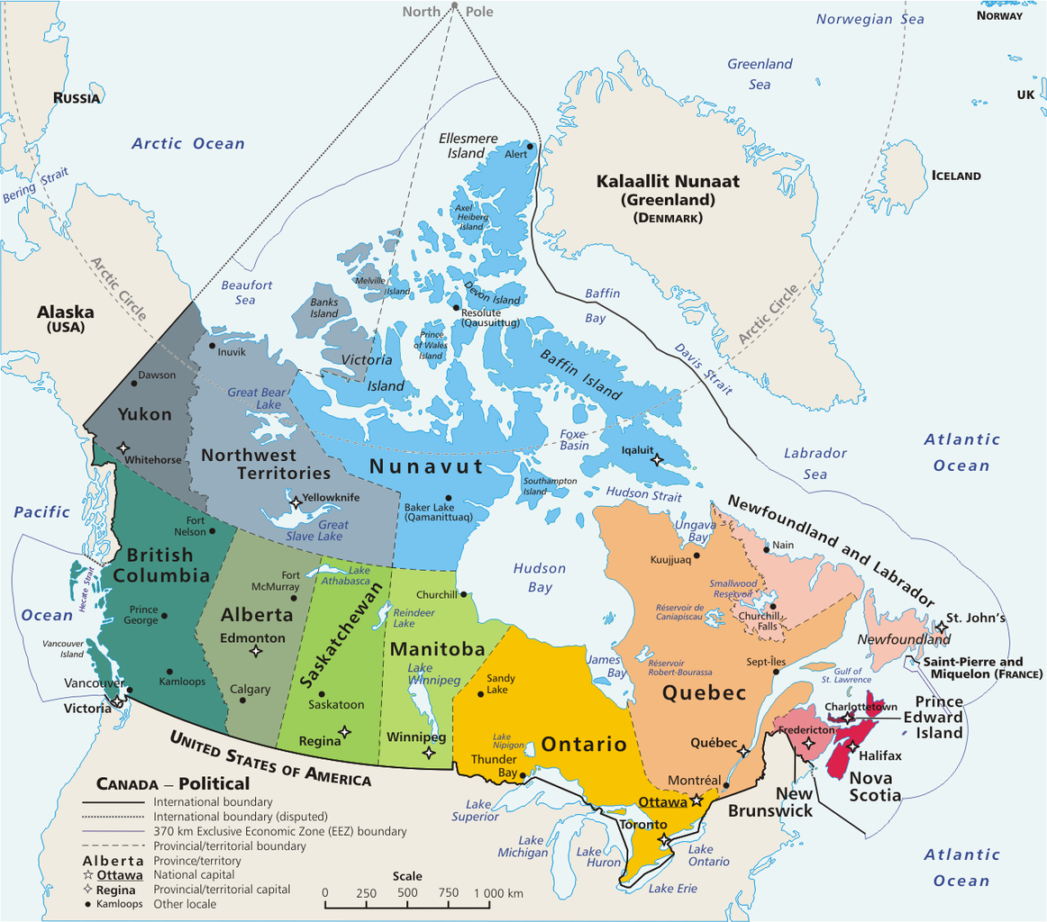 Canada provinces