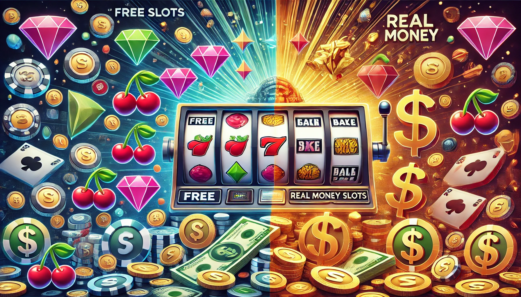 Free Slots vs Real Money Slots