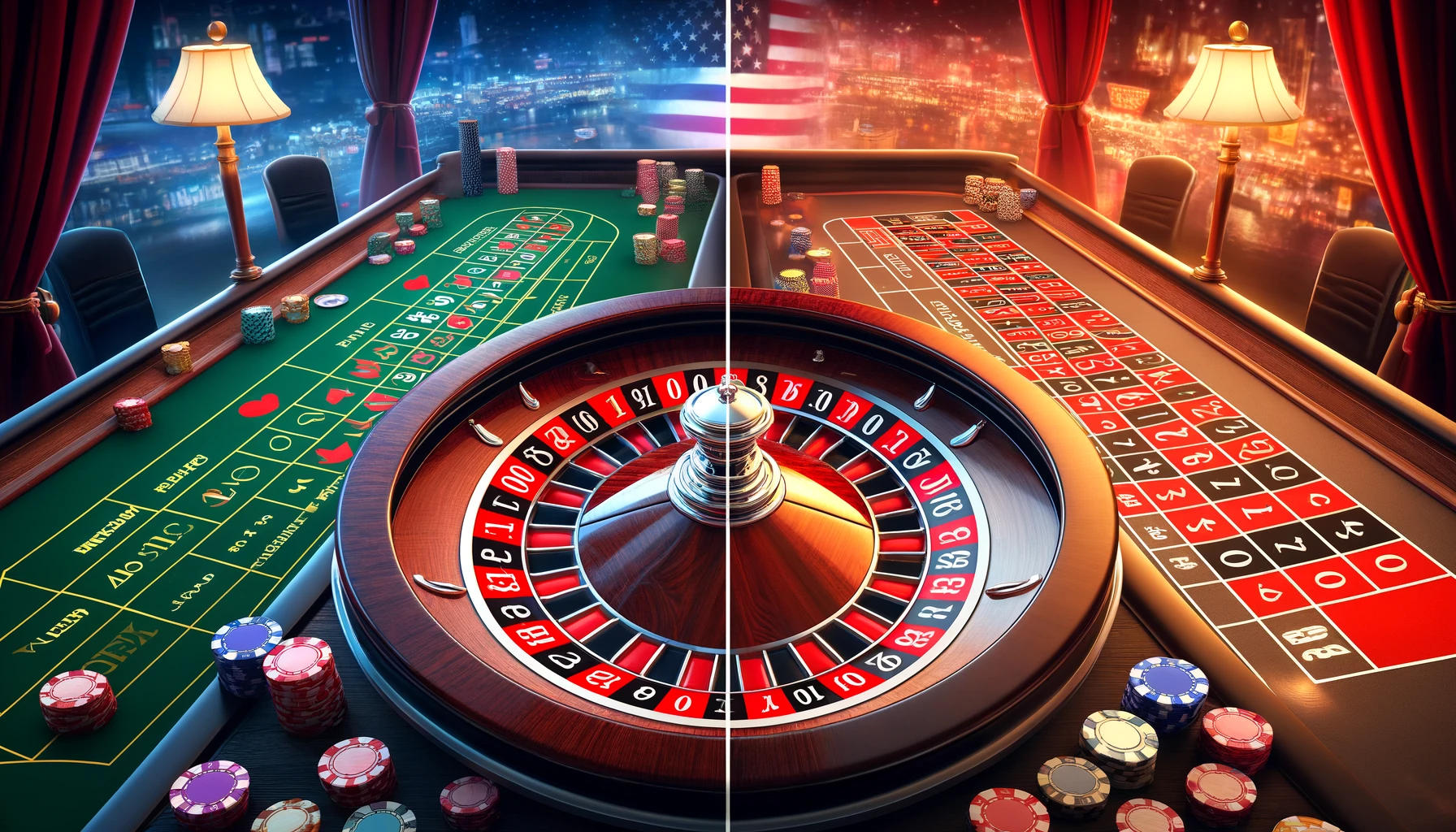 American vs European Roulette