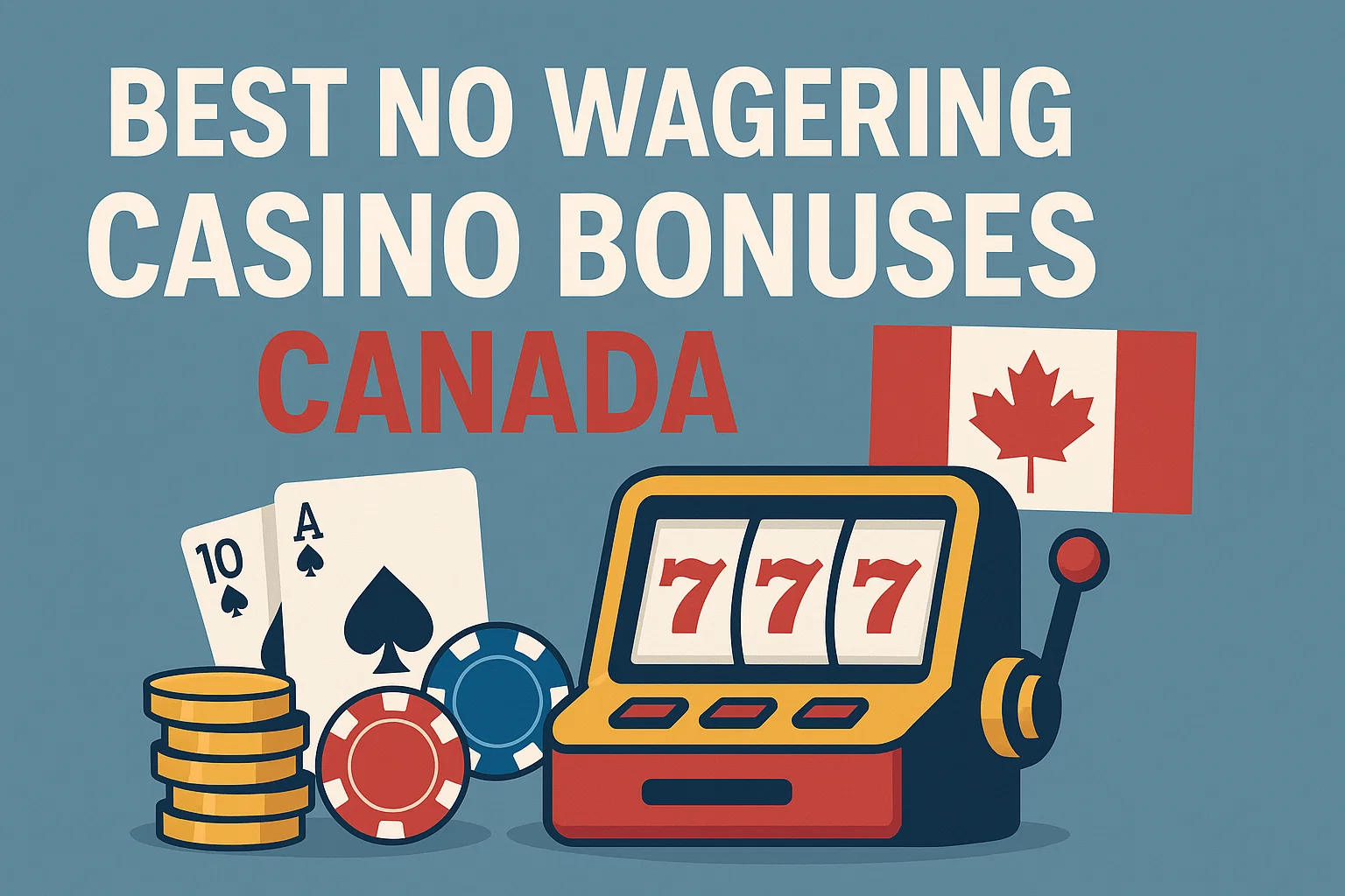 No Wagering CA 1 No Wagering Casino Bonuses Canada